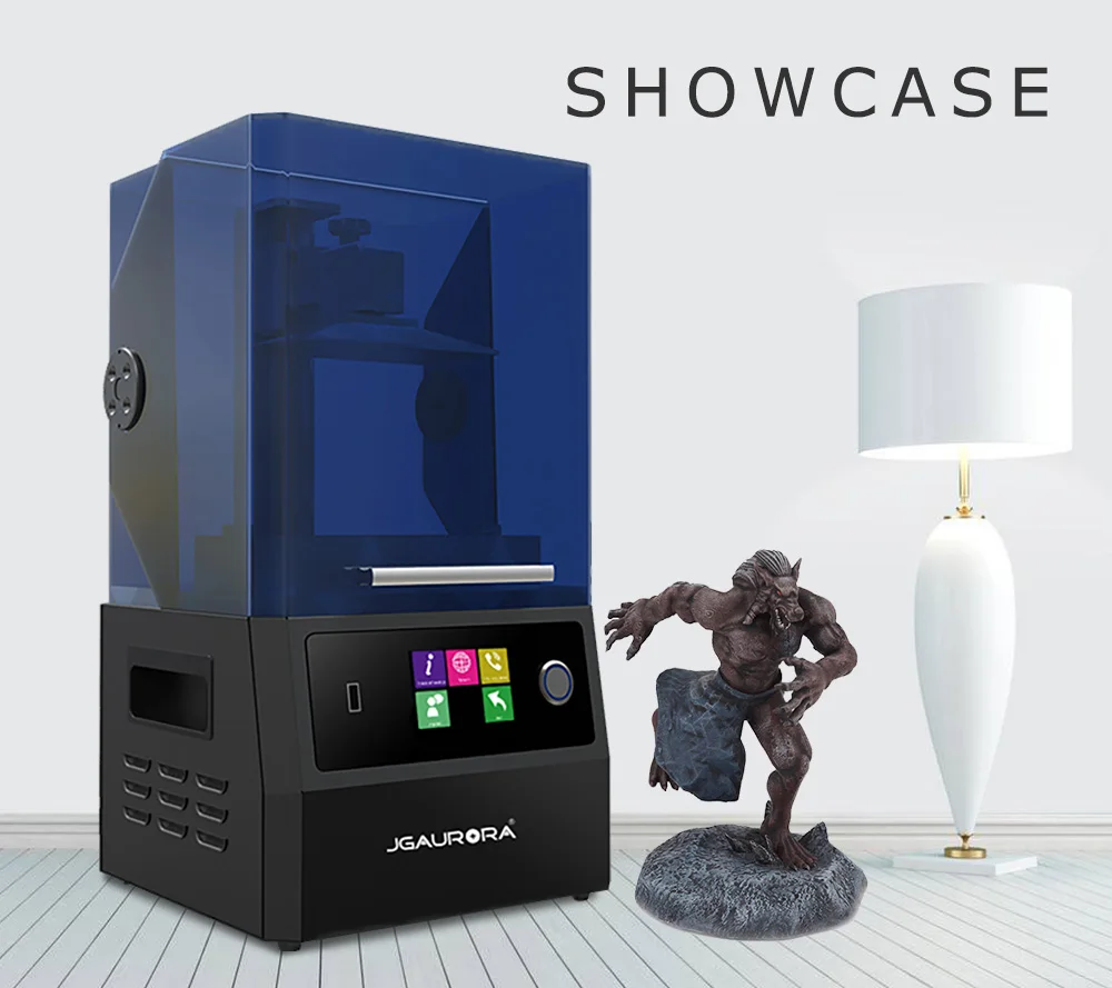 JGAURORA G3 SLA ЖК 3d принтер УФ смолы 405nm Высокая точность Impressora 3D Drucker