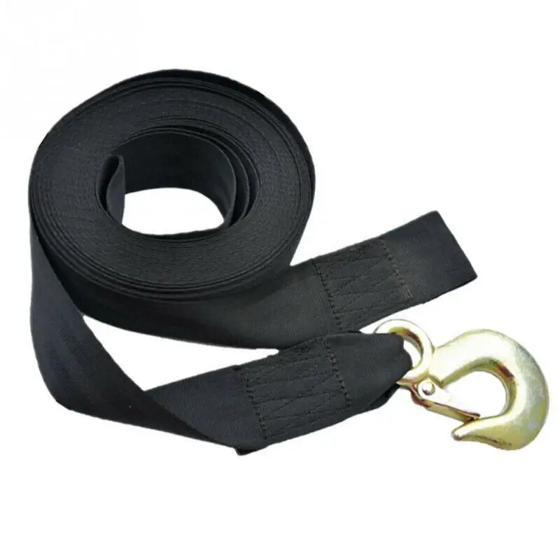 

8m Auto Accessories Nylon Traction Hook Car Trailer Boat Towing Strap Winch Rope