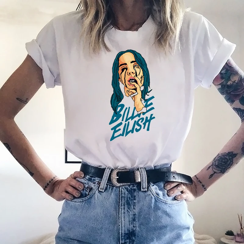 Новинка Billie Eilish белая футболка Черная Мужская футболка Titanfall BE Logo Print Модальные Мягкие Летние топы с коротким рукавом Homme