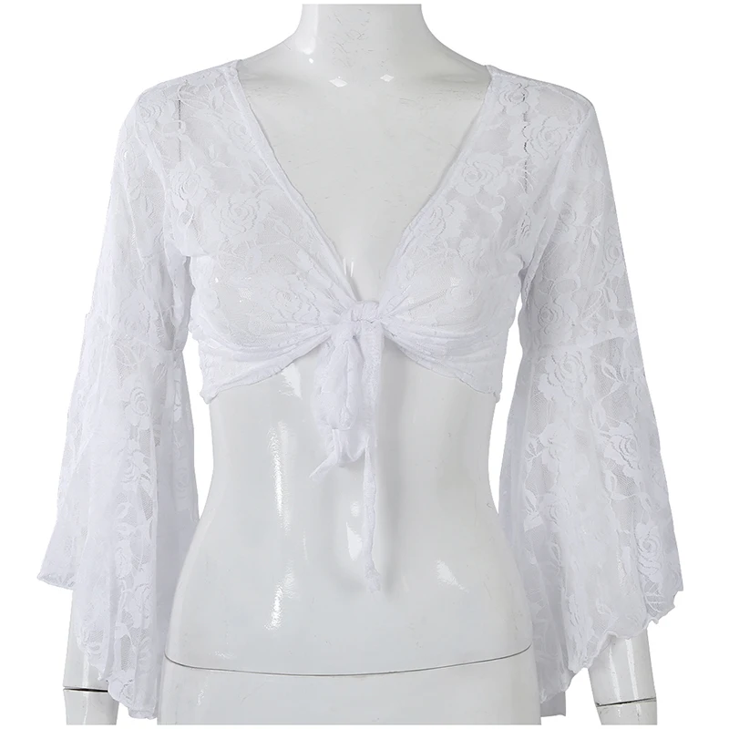 

Sexy Belly Dance Dancing Lace Blouse Top Bra Dancewear Costumes White