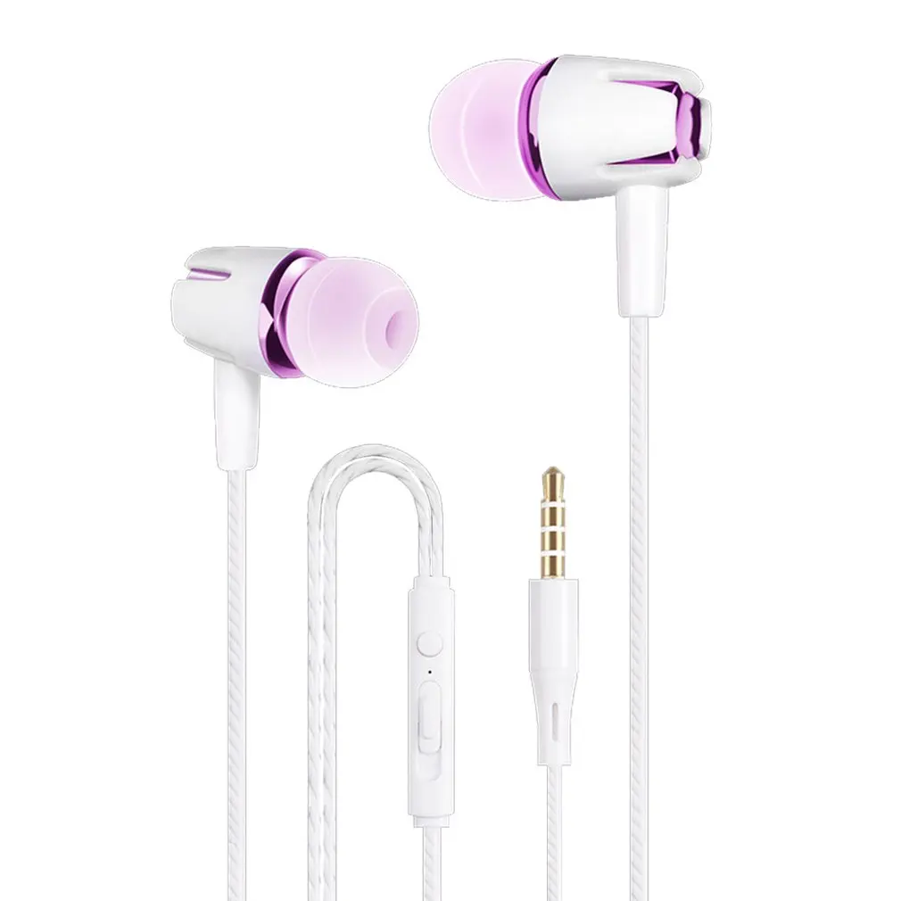 

In-line Type Line-controlled Tuning Portable Audio-visual In-ear Universal Wired Headset Earphone V4.2 Stereo