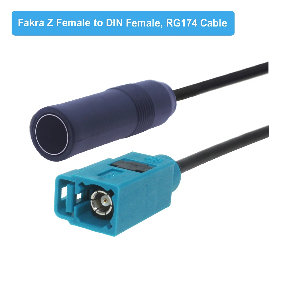 Adaptateur pour câble antenne DAB+ - FAKRA mâle -> SMB femelle 90° - Adaptateur  Antenne Dab Fakra Smb PHONOCAR 8/955