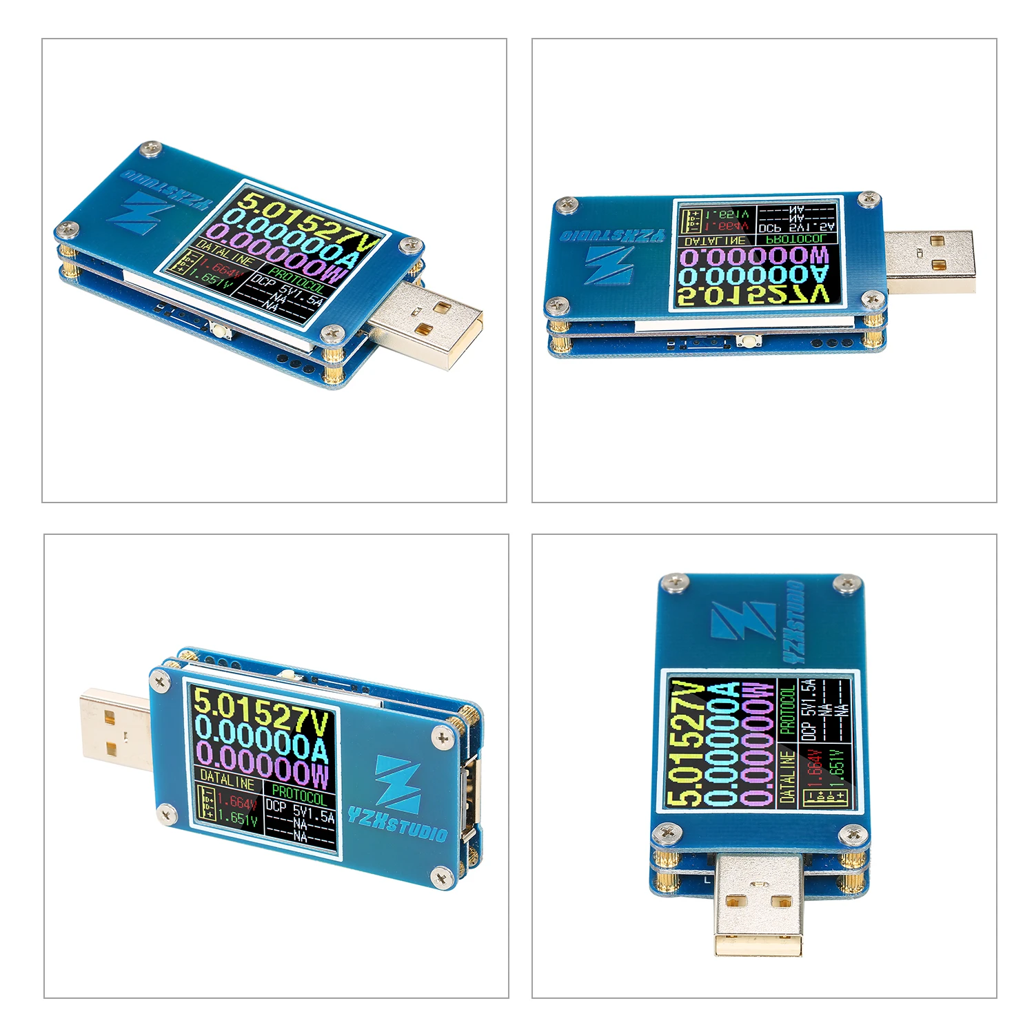 Цифровой USB тестер Вольтметр Амперметр измерительный прибор USB ток напряжение Емкость тестер Быстрая зарядка протокол QC4 PD3.0 2,0 PPS Обнаружение