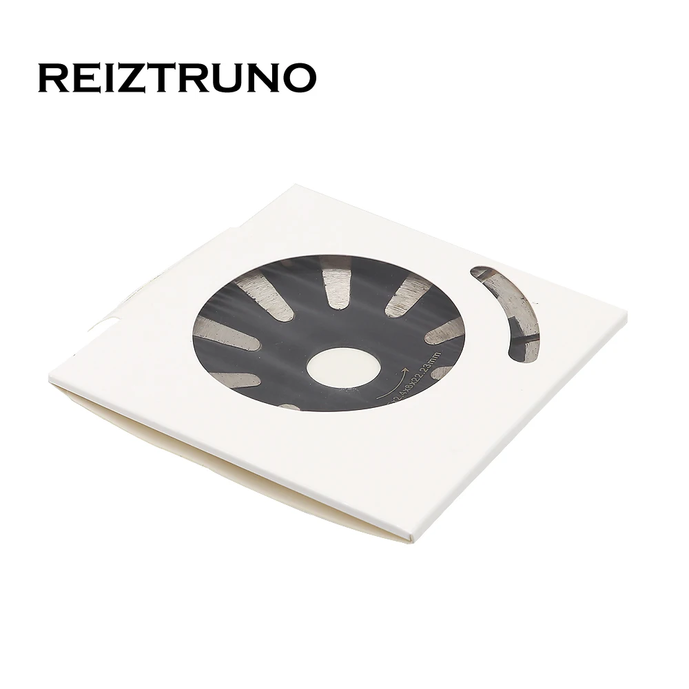 REIZTRUNO 125 мм Горячая прессованная Т-сегментная кривая режущие лезвия с ЧПУ алмазная пила для бетона песчаника гранита влажного Сухого использования