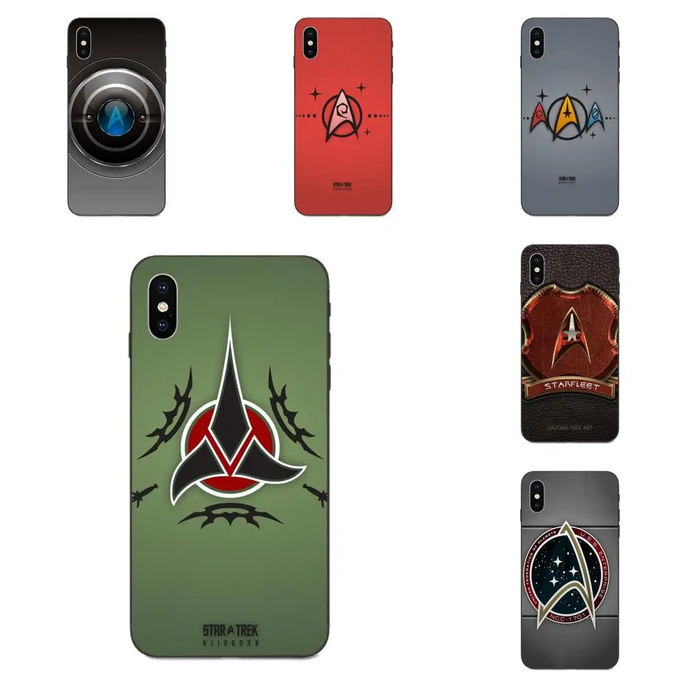 

For Apple iPhone 4 4S 5 5S SE 6 6S 7 8 Plus X XS Max XR Ultra Thin Cartoon Pattern Phone Case Cool Star Treks