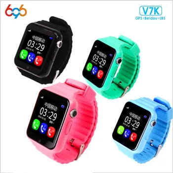 

696 Children Security GPS Smart watch V7K 1.54'' Screen With Camera facebook SOS Call Location Devicer Tracker for IOS&Android