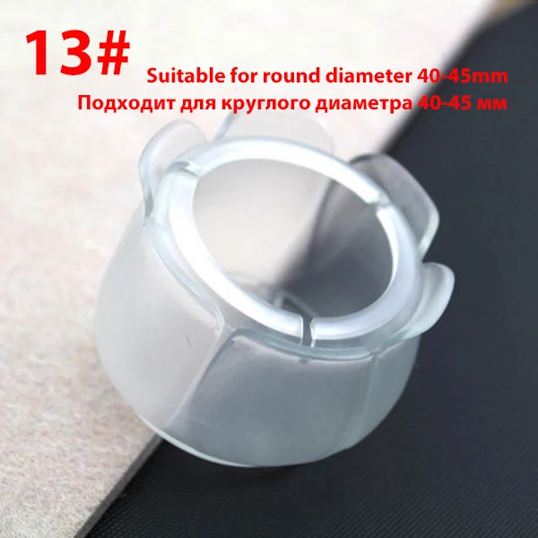 Type 13 16 шт./лот, коврик для ног стола, стула, силиконовый нескользящий коврик для ног, защита для ног, нижняя крышка, протекторы для деревянного пола - Цвет: Type 13