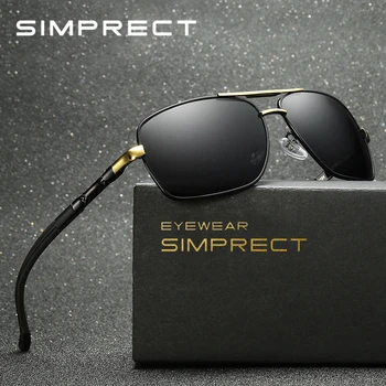 

Q·VISELD 2019 Sunglasses Men Polarized UV400 High Quality Vintage Square Driving Sun Glasses Retro Lunette De Soleil Homme