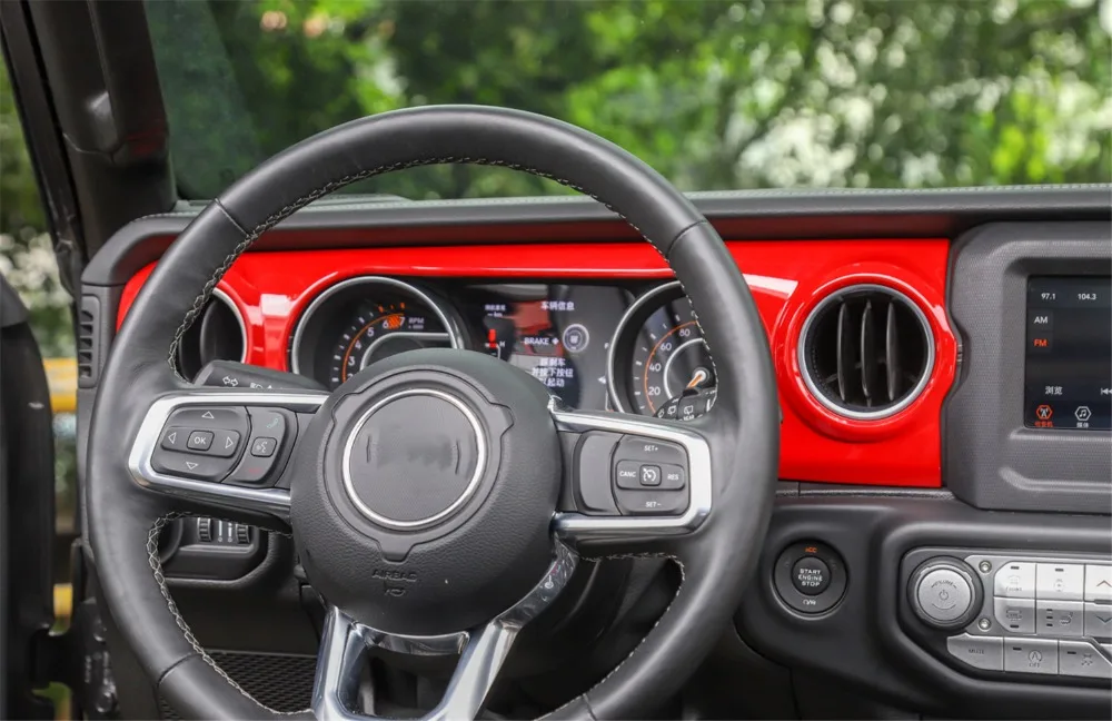 Для Jeep Wrangler JL вверх центр управления инструмент декоративная панель барьер для собак в машину модификация интерьера Органайзер аксессуары