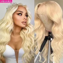 30 32 38 Inch Hd 613 13x4 Lace Frontal Wig Bralizian Body wave Lace Front Wig Blonde Hd Lace Front Wig 613 Glueless Pre Plucked