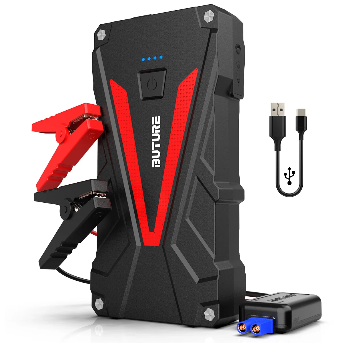 Buture Car Jump Starter 800a 12800mah Portable Car Battery Starter Auto Battery Booster Pack For