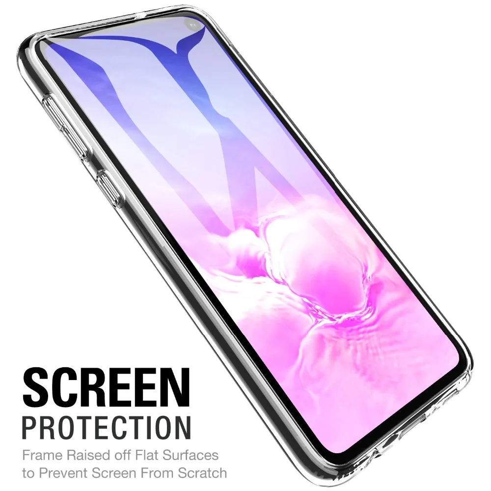 Прозрачный чехол для samsung S10 Plus, тонкий ТПУ чехол для Galaxy S10 S9 S8 Plus Note 8 Note 9 Note10 Note10