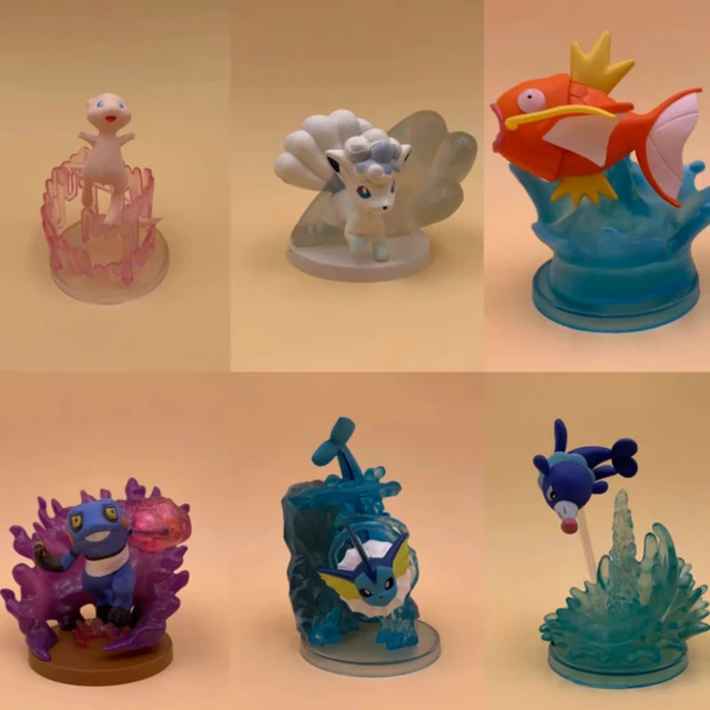 Figuras de ação de alola vulpix, mew mechas de personagens de anime  montagem de animes de pokemon - AliExpress