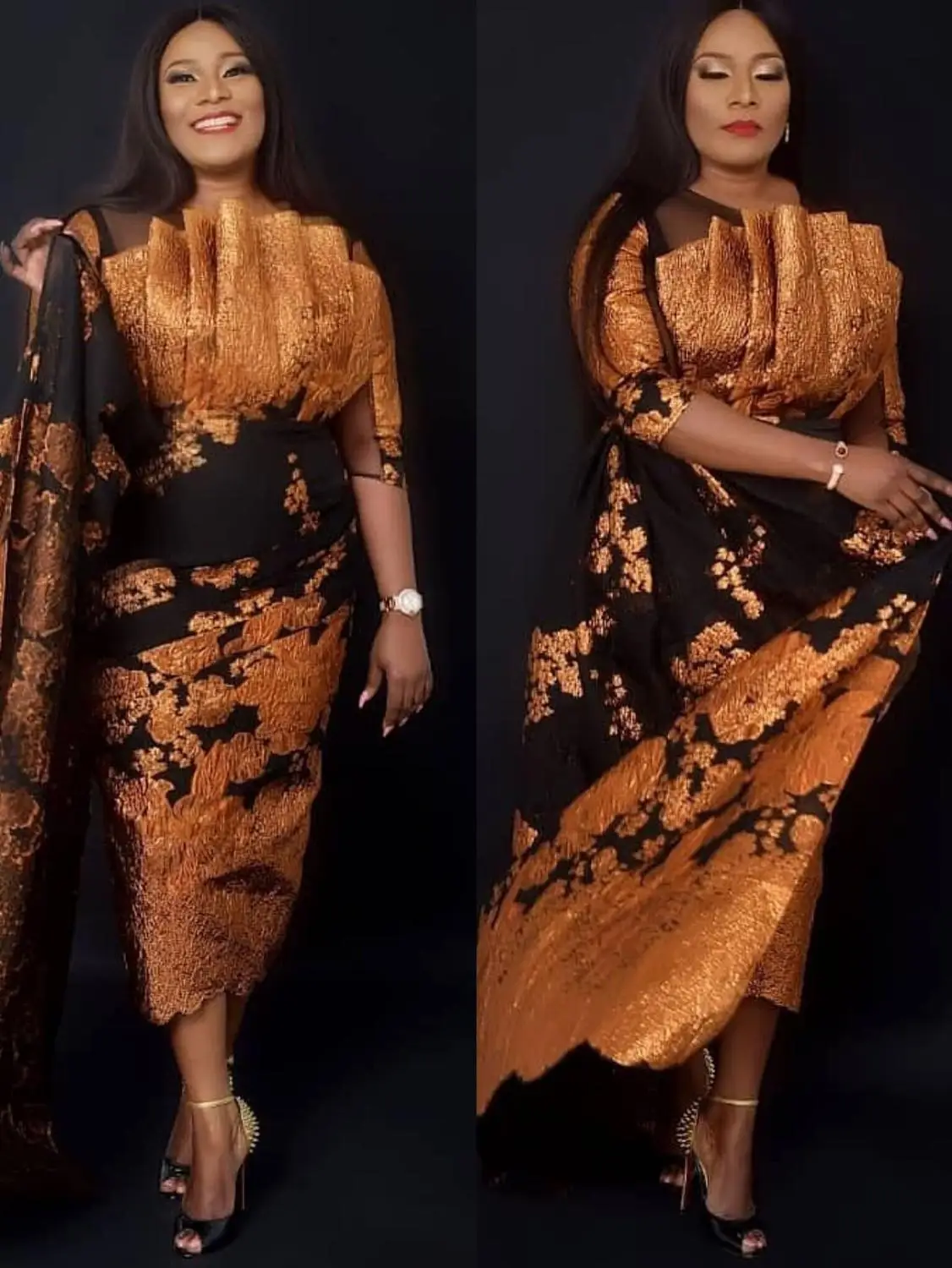 

New Arrival Brocade Lace Fabric Nigerian Lace High Quality African French Tulle Lace Fabric for Bridal Lace Materials NA2916B