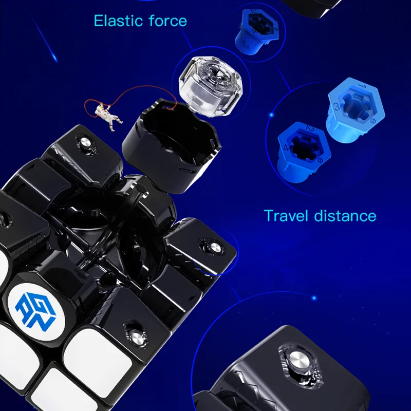 Goede Nieuwe GAN356X S Magnetische 3x3x3 Magic Speed Cube Stickerloze Professionele GAN356 X S Magneten Puzzel Cubes voor Concurrentie GAN356 XS