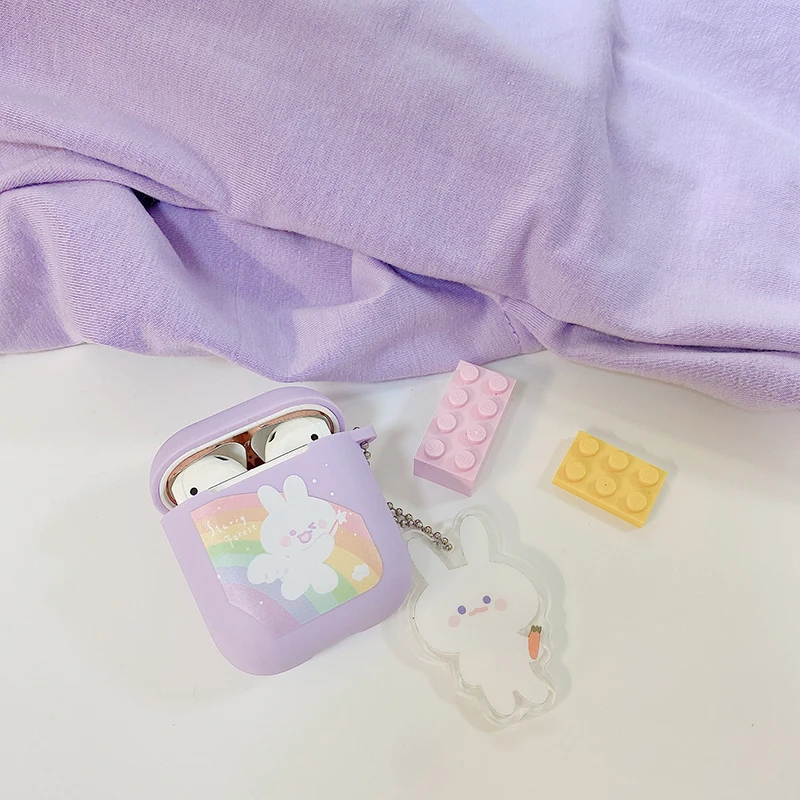 Starry Forest Rainbow Bunny Airpods Case 1/2/PRO - 17 - Kawaii Mix