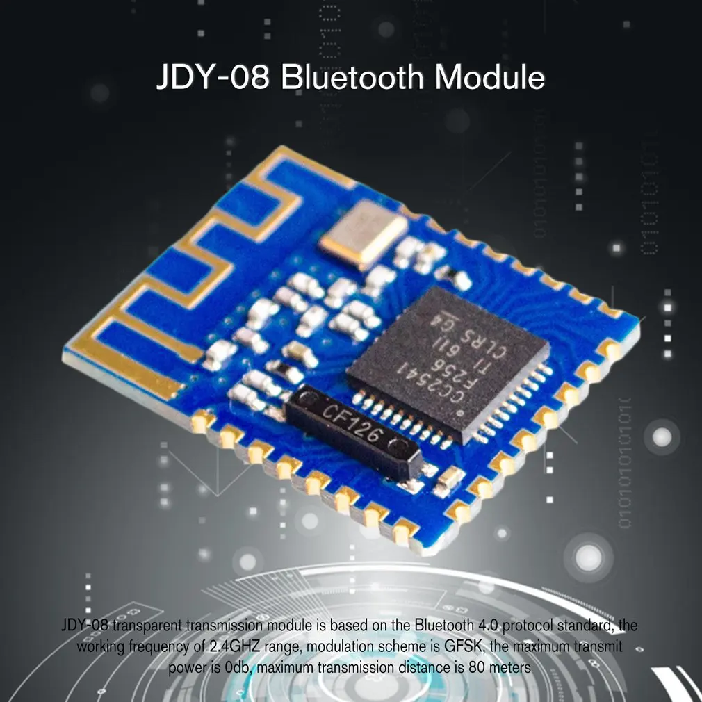 JDY-08 Bluetooth 4,0 CC2541 модуль Master-Slave центральный переключатель беспроводной для Airsync iBeacon Arduino Uart приемопередатчик DIY