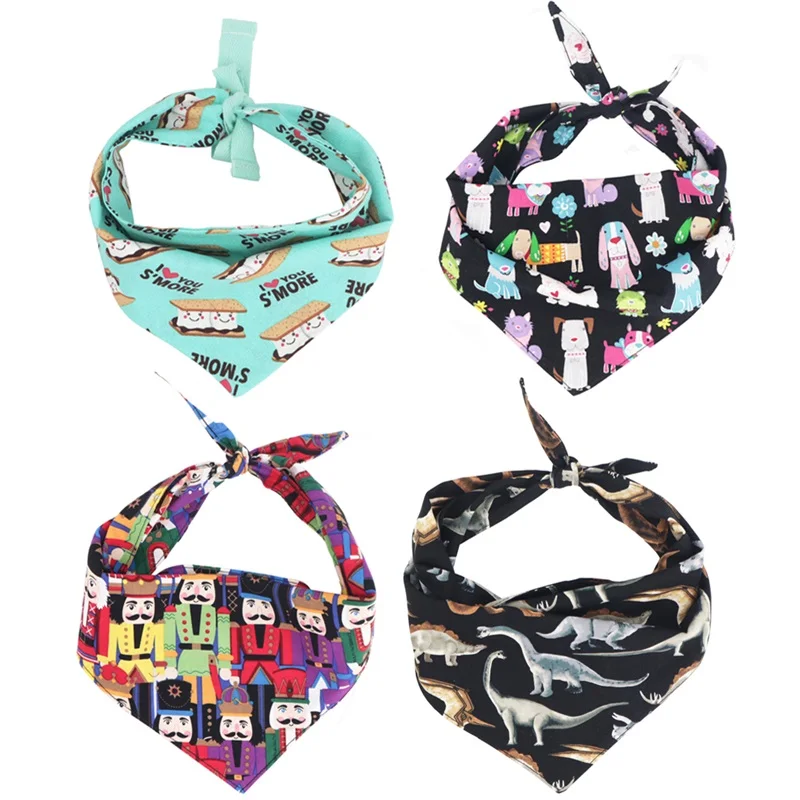 2020 Dog Bandana Reversible Tie on Scarf Pet Accessory for Gifts | Дом и сад