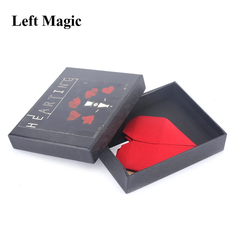 Hearting путем и Himitsu Magic красное сердце складной фокусы уличные крупным планом магия