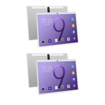 

Tablet PC 10 Inch HD Display Android 3G Phone Call Tablets Dual Sim Cards 10 Inch Tablet Silver