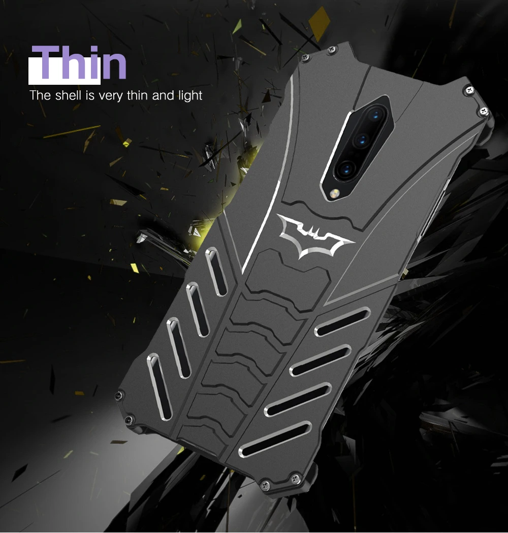 

For Oneplus 7 7 Pro Case Heavy Duty Metal Bumper Protector Cover for Oneplus 7Pro 7 Case One Plus 7 Pro Shockproof Phone Shell