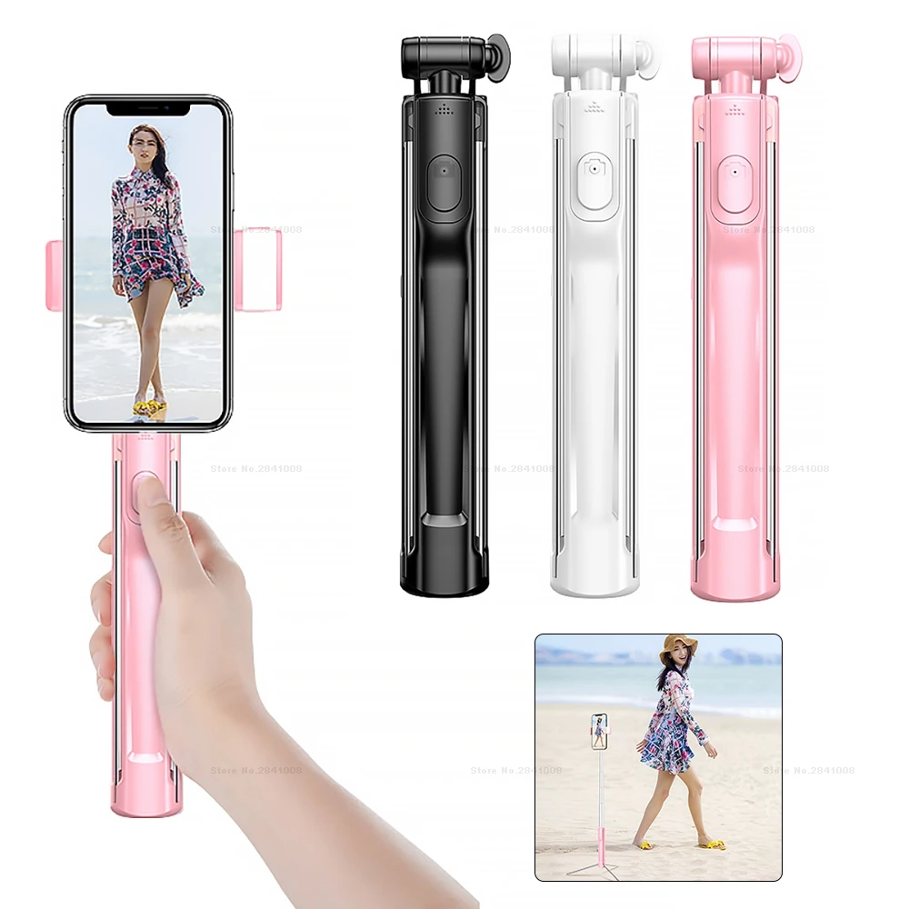 Беспроводная селфи-Палка с Bluetooth для iPhone, Xiaomi, подставка, Складная Настольная подставка, держатель для huawei, для samsung, Live Photo, кронштейн
