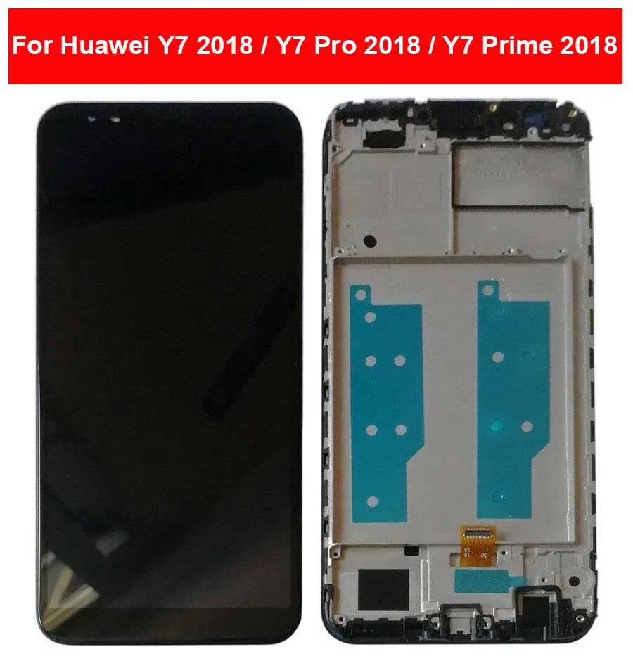 ЖК-дисплей для huawei Y7 2018/Y7 Pro Prime 2018 кодирующий преобразователь сенсорного экрана в