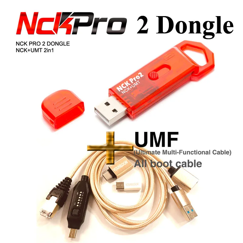 100% Оригинальный NCK PRO 2 DONGLE ( + UMT в 1 ) UMF ALL BOOT кабель | Мобильные телефоны и аксессуары