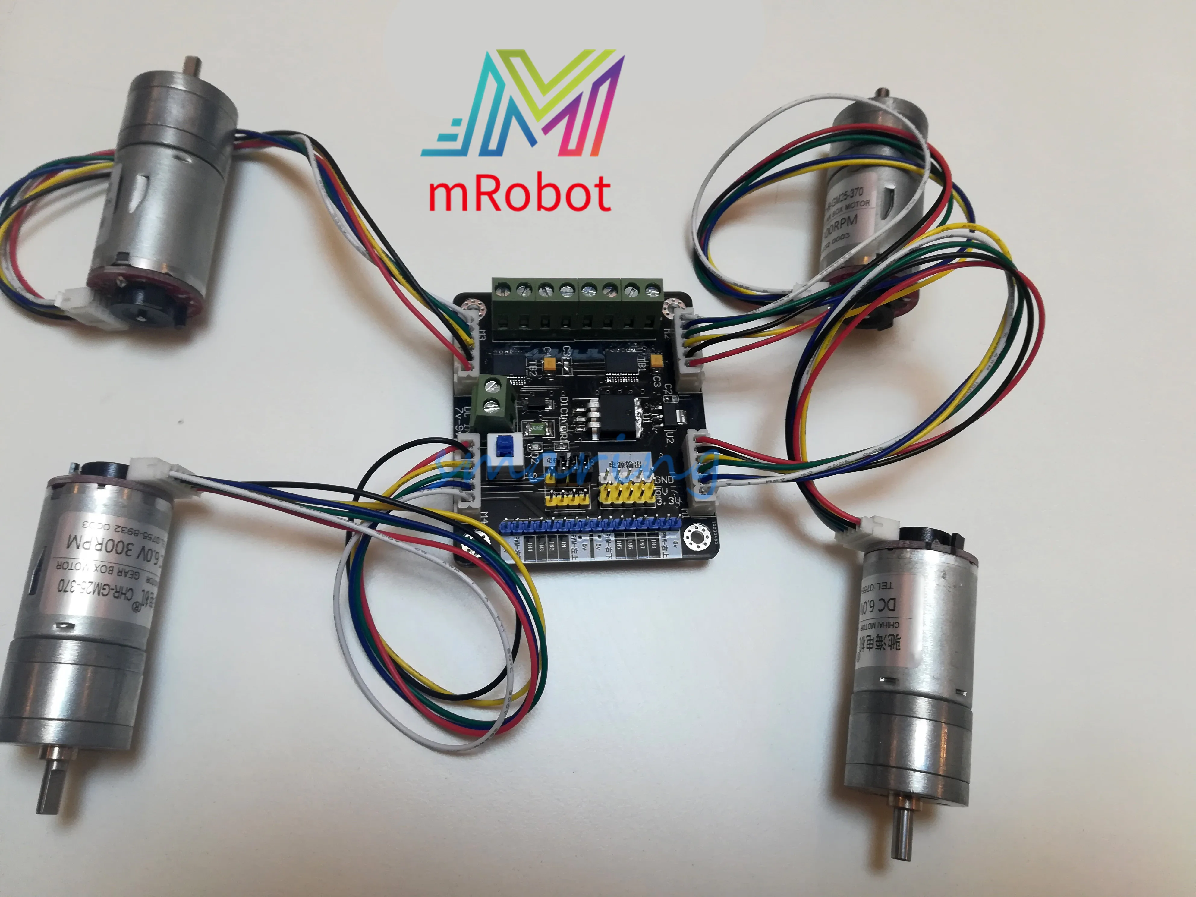 TB6612 Four-way Omnidirectional Wheel Smart Car Mecanum Wheel Remote Control Car Motor Drive Board for Robot Car TB6612 Four-way Omnidirectional Wheel Smart Car Mecanum Wheel Remote Control Car Motor Drive Board for Robot Car