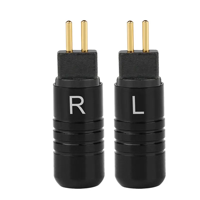 Black 5 пар 0,78 мм разъем для наушников для W4R UM3X UM3RC UE11 UE18 JH13 JH16 ES3 DIY адаптер провода разъем - Цвет: Black