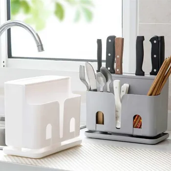 

Multifunction kitchen Storage Box space rack Tool holder Chopsticks cage Cutlery shelf organizer