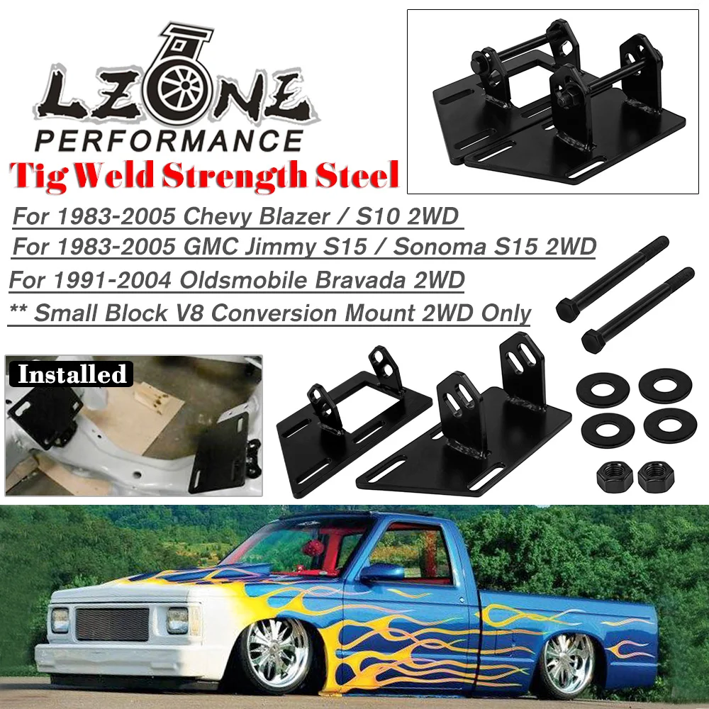 LZONE-для блейзера Chevy GMC Jimmy Sonoma S10 S15 V8 SBC 350 преобразователь замена крепление