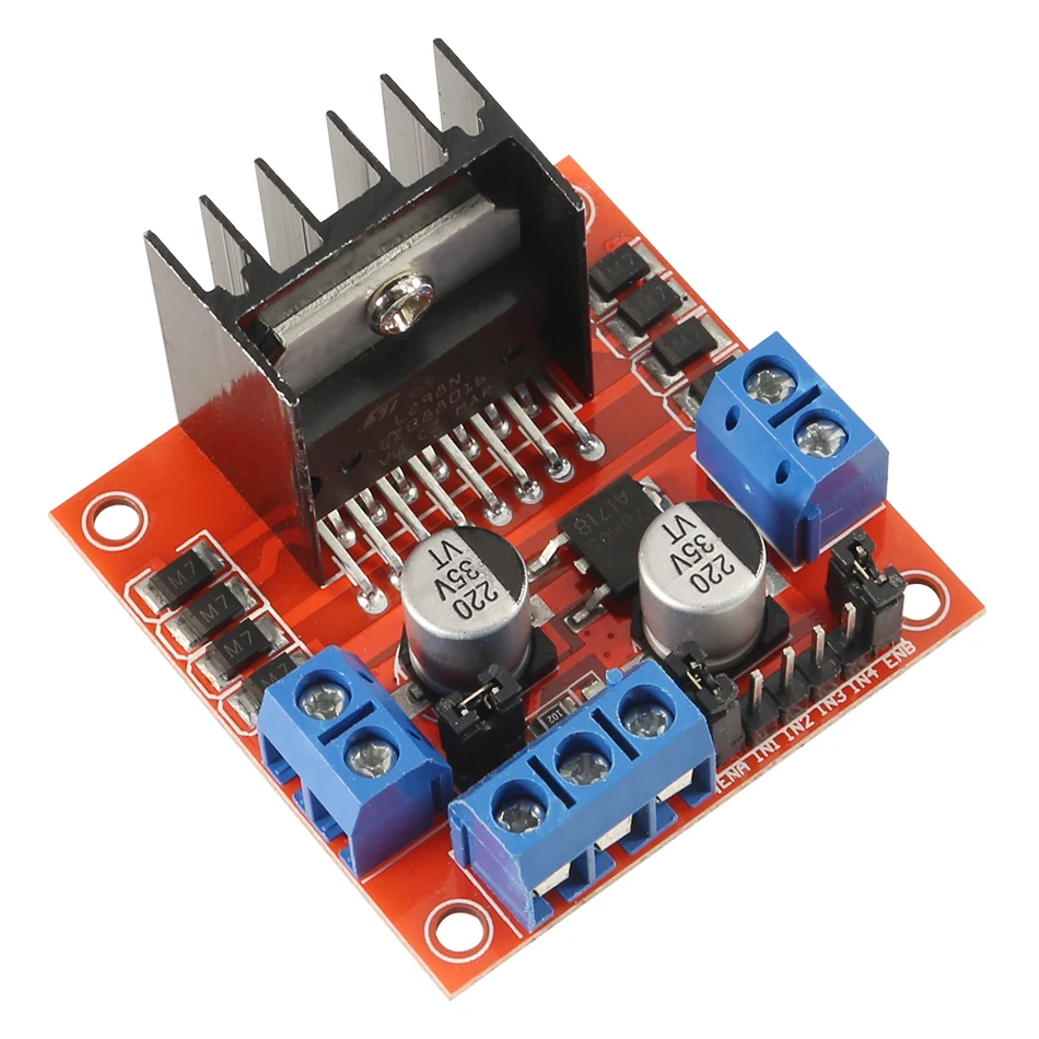 

1pcs L298N driver board module L298 stepper motor smart car robot breadboard peltier High Power