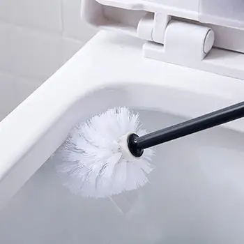 

2pcs Replacement Toilet Brush Head Plastic Bathroom Washroom Cleaning Brush Head
