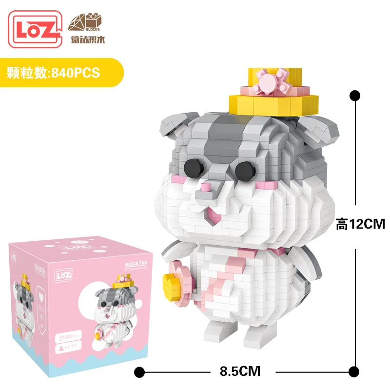 Loz New Hamster Building Blocks MC Supersized DIY Mini Bricks Assembly 9235 9236 Model Mirco Blocks Gifts Toys For Kids Blocks