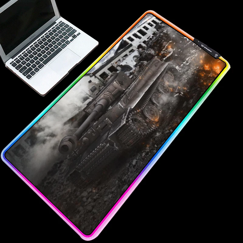Yuzuoan игровой Танк мир RGB USB с светодиодный подсветкой большой размер удобный