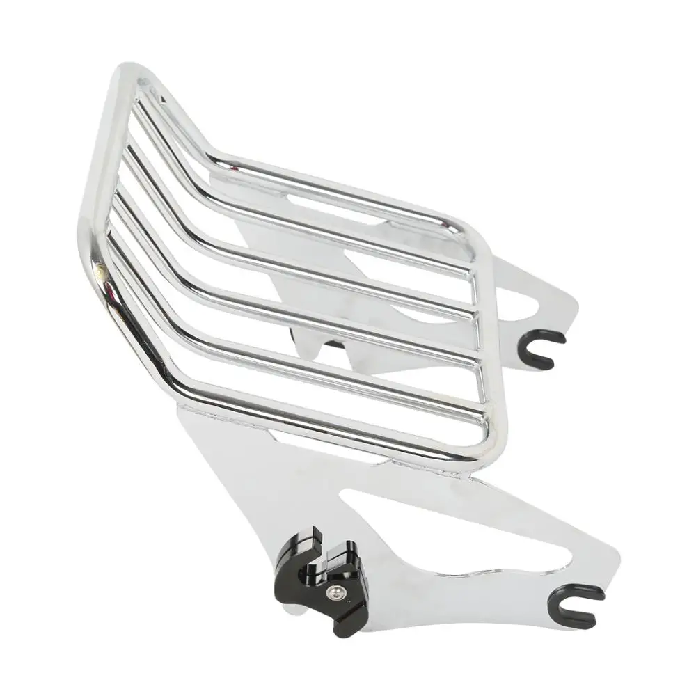 Motorcycle 2-Up Detachable Luggage Rack For Harley Touring Road King Street Glide Road Glide 2009-