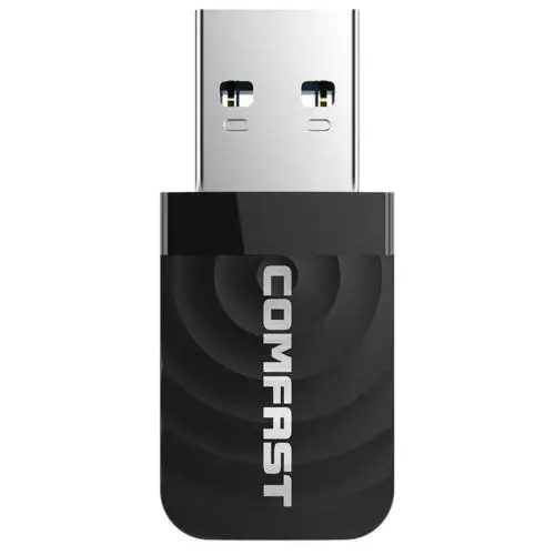 

BEESCLOVER COMFAST CF-812AC Mini USB 3.0 Wireless Network Card 1300Mbps Ethernet WiFi Dongle Adapter Receiver 802.11 b/g/n 5.8/2.4GHz Dual Band r60