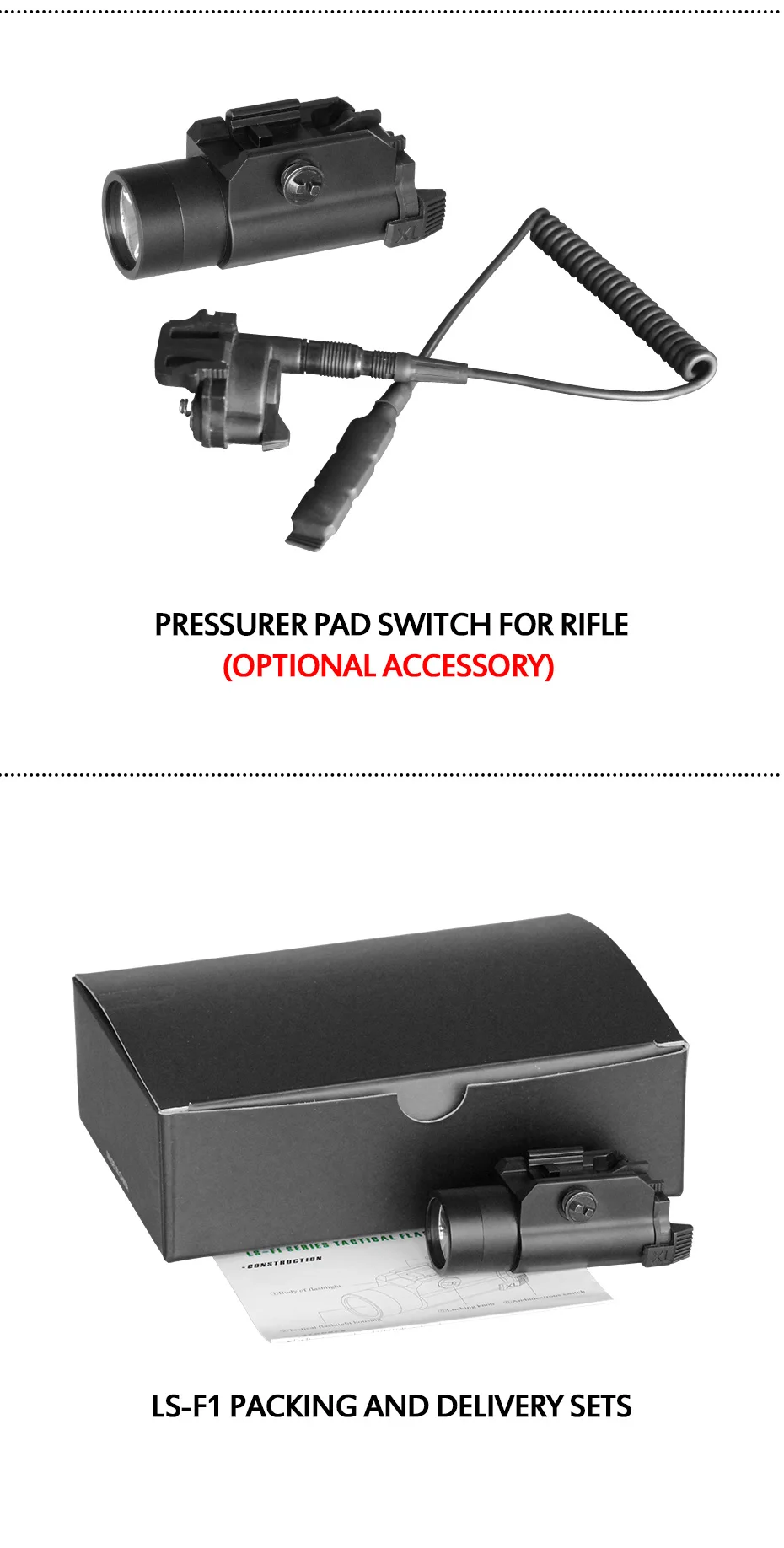 Pistola de Alumínio Lanterna para Glock Laservelocidade Capacete Tático Luz Caça Arma G17 18c 19 22 25 26 450lumens Led 12 Luzes de armas