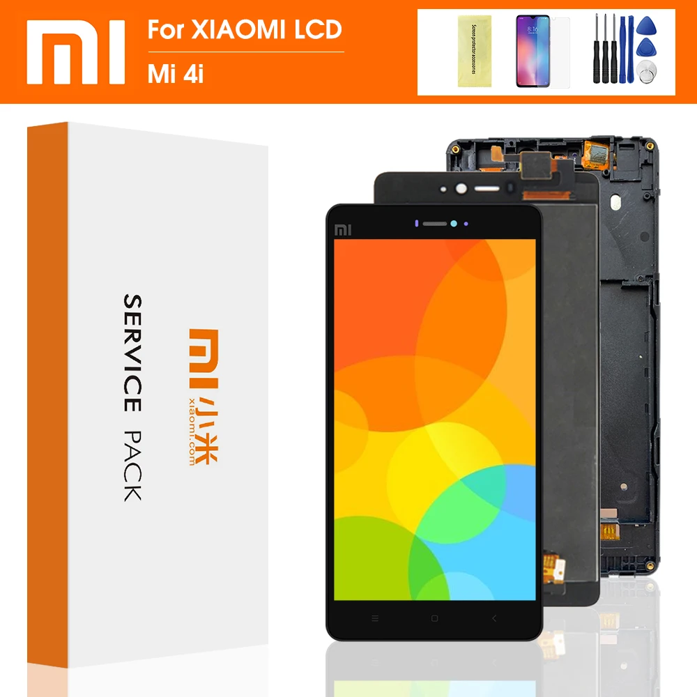 ЖК дисплей 5 0 дюйма для XIAOMI Mi 4i с дигитайзером сенсорный экран рамкой в сборе Xiaomi