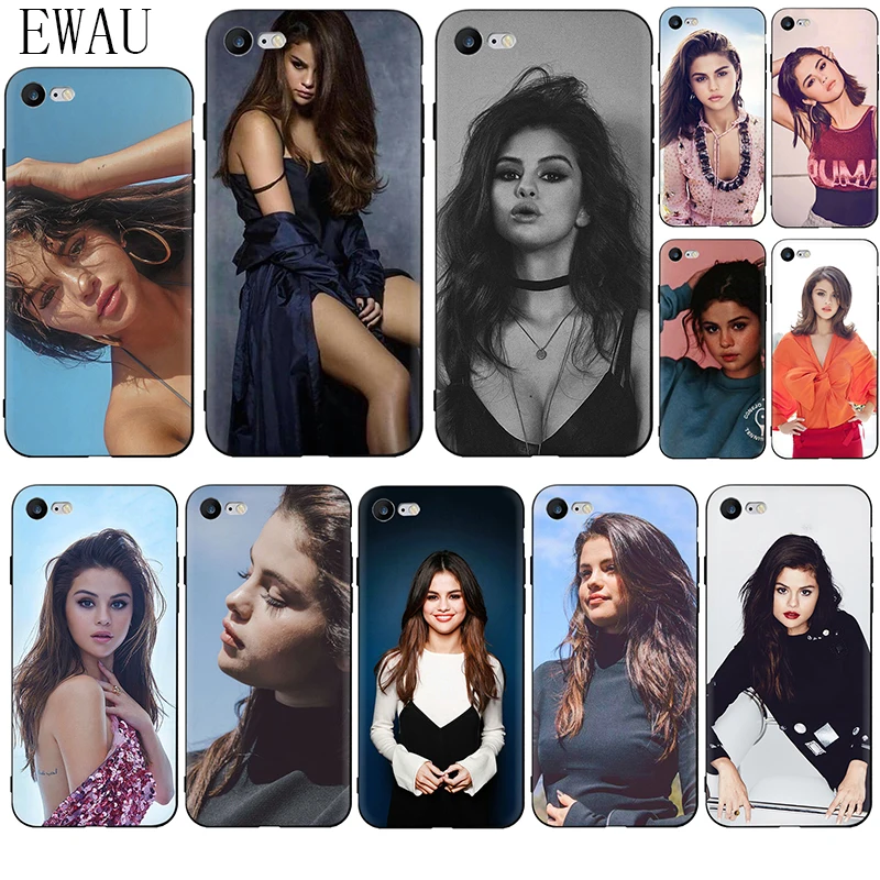 Мягкий силиконовый чехол для телефона EWAU Selena Gomez iphone 12 Mini X XR XS 11 Pro Max SE 2020 5 5s 6 6s 7 8