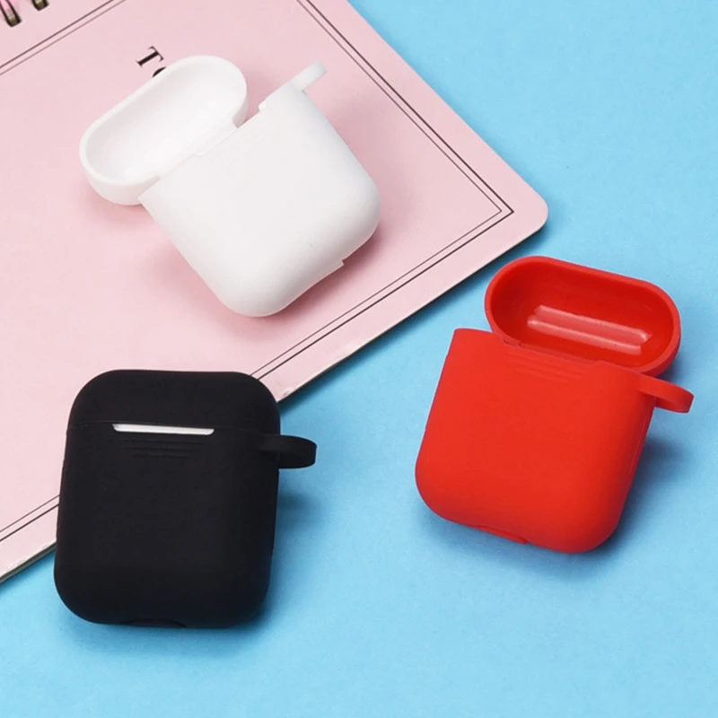 OTTWN для Apple AirPods беспроводной bluetooth наушники крышка подходит для AirPods i9s наушники мягкий силиконовый защитный чехол