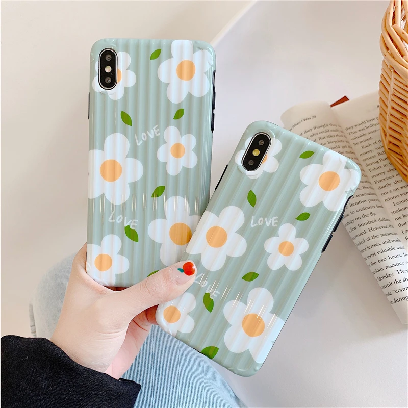 Простые цветы багаж текстура чехол для телефона для iphone 6 7 8 plus чехол s для iphone 11 11Pro Max мягкая задняя крышка Capa Fundas