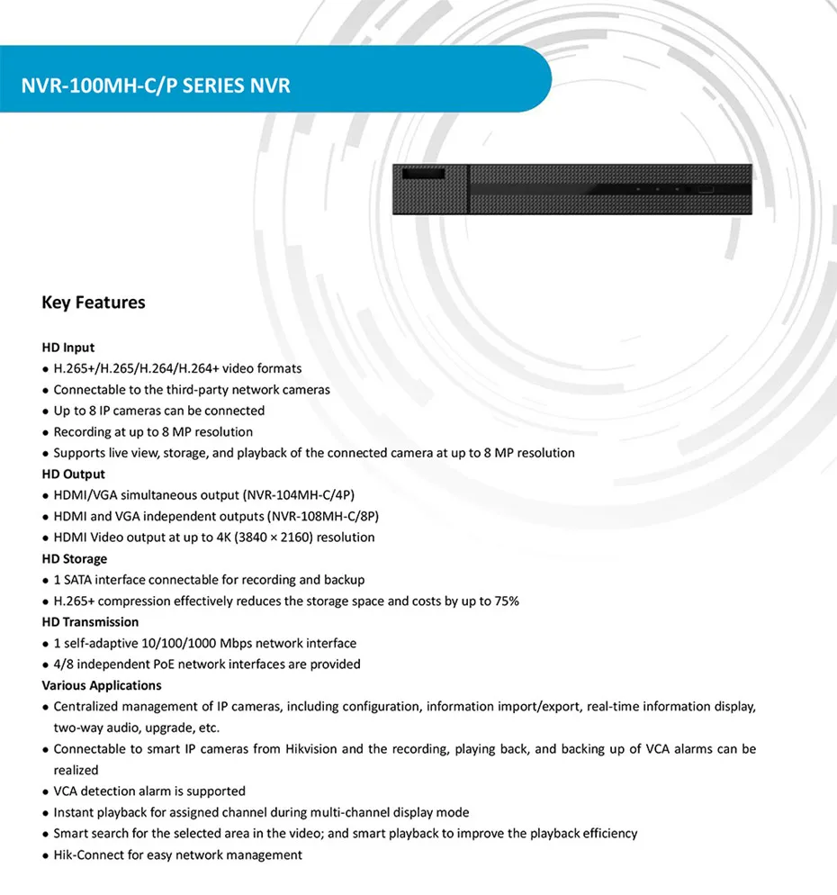 Anpviz 8CH 4K NVR 8MP цилиндрическая PoE Комплект ip-камеры для дома/улицы системы безопасности CCTV комплекты видеонаблюдения NVR