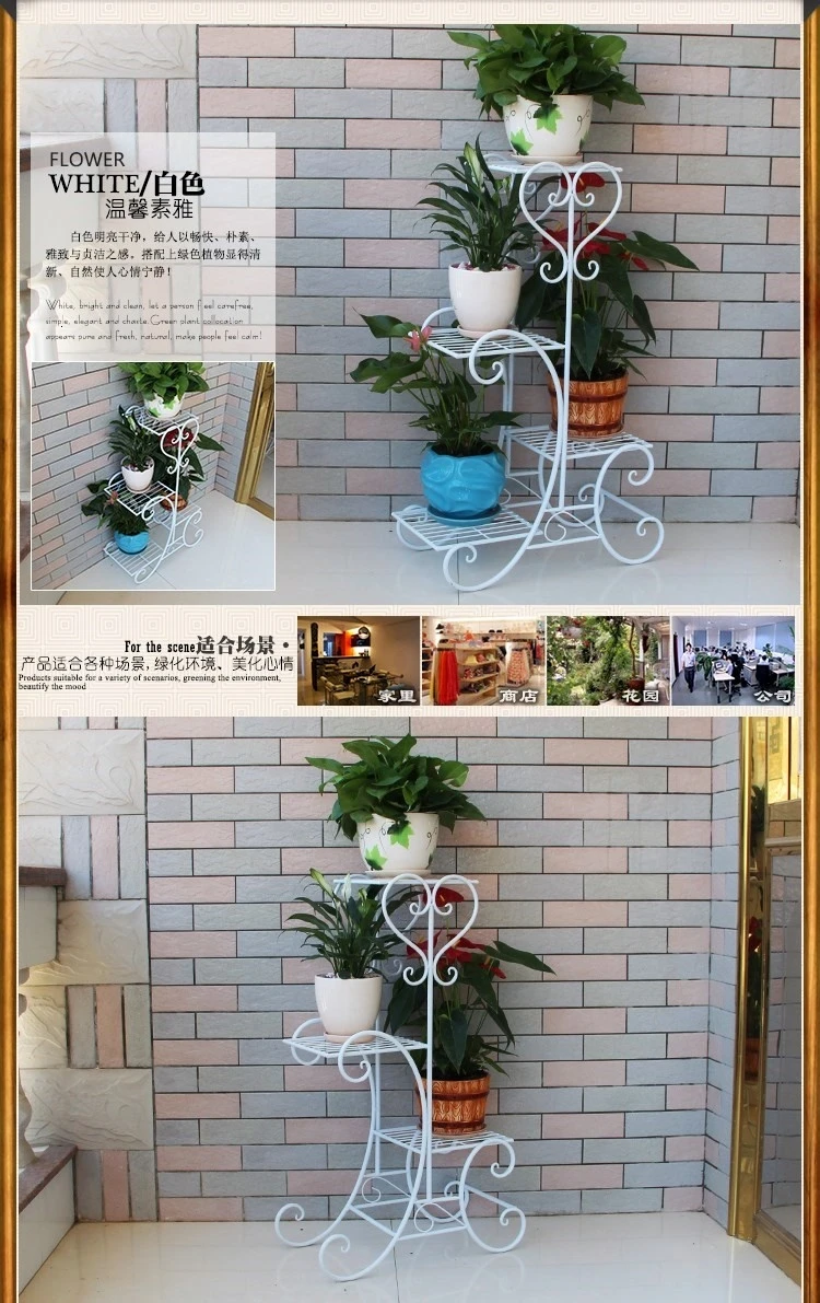 Iron Art Multi-storey Indoor Flower Airs A Living Room Balcony Chlorophytum Province Space Ground