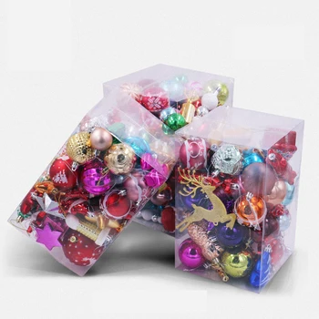 

Christmas Tree Decorations Christmas Ornaments for The House Baubles Plastic Balls for Holiday 2021 New Year Decor Polystyrene
