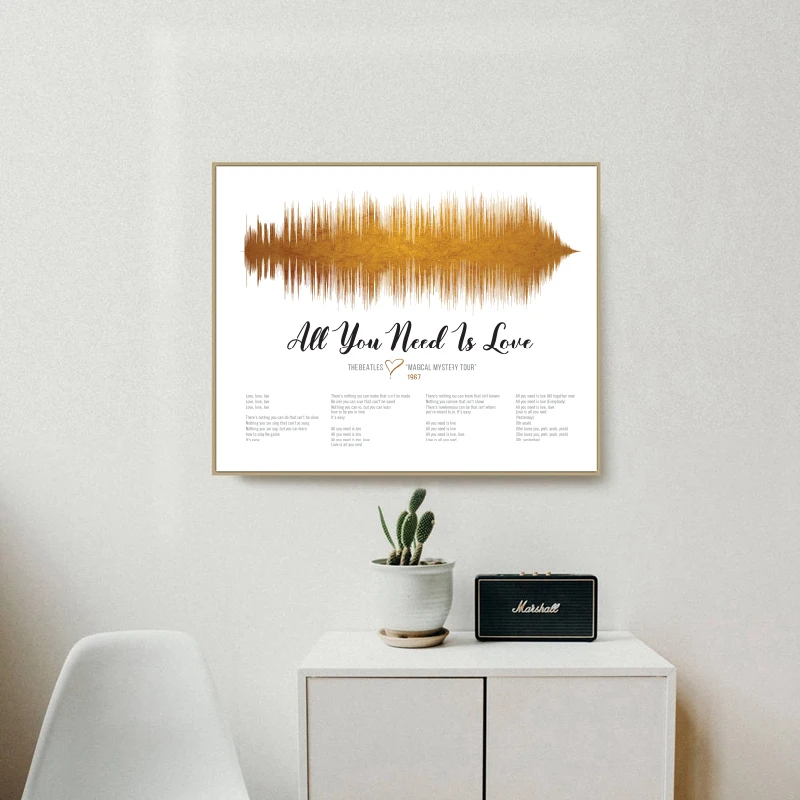 All you need is Love Canvas Print Home Wall Decoration