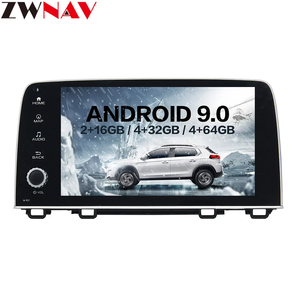 Android 9 4+ 64G DSP автомобильный dvd-плеер gps навигация для HONDA CRV головное устройство мультимедийный плеер магнитофон