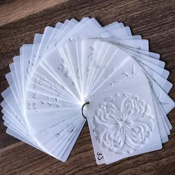 36pcs Hollow Mandala Pattern Stencils – DIY Painting & Wall Stencils 1