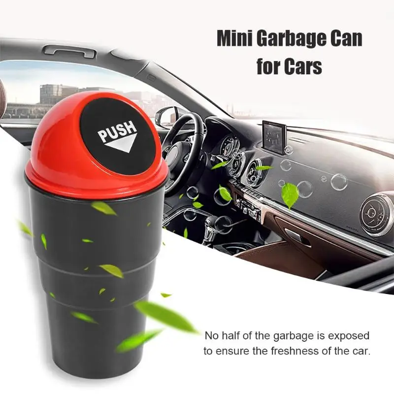 

Universal Car Mini Garbage Can Trash Organizer Garbage Holder Automobiles Storage Bag Creative Vehicle Dust Holder